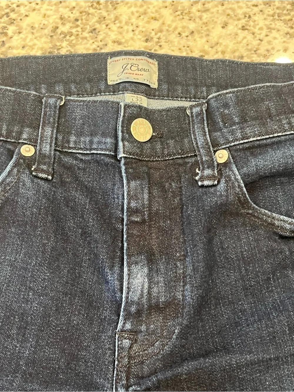 J.Crew 484 Slim Jeans Mens 32x32 Blue Medium Wash 100% Cotton Denim